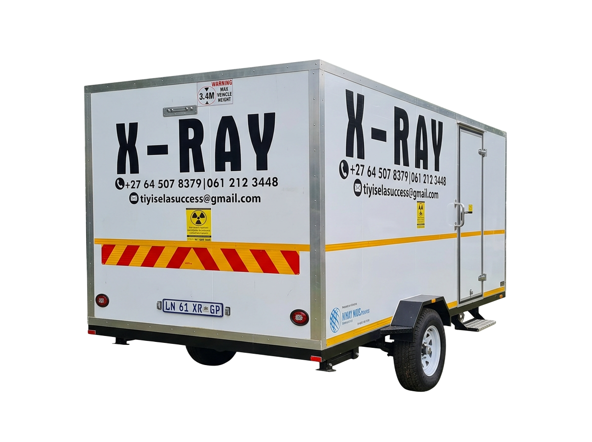 TS Nkuna Radiographers mobile X-ray trailer
